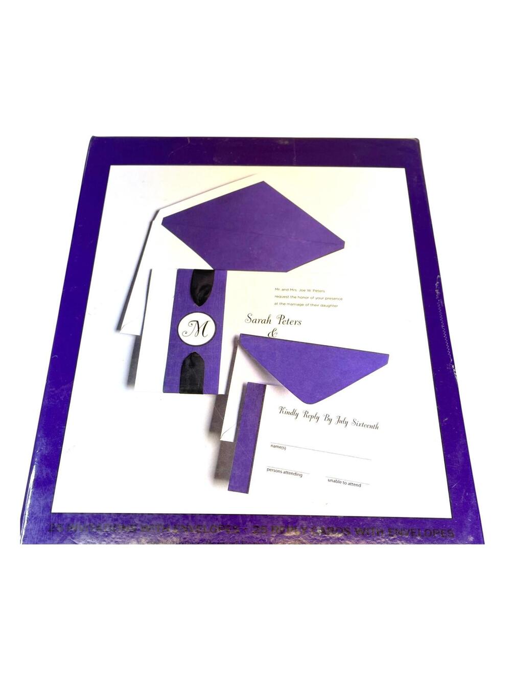 Printable Wedding Invitations 75 Invitations - Picture 8 of 9